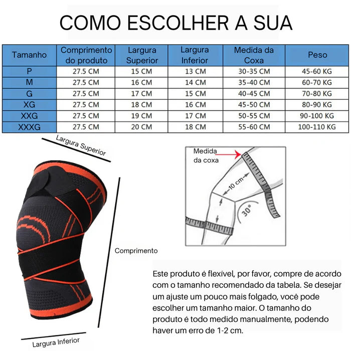 Joelheira Compressão - ONFIT™