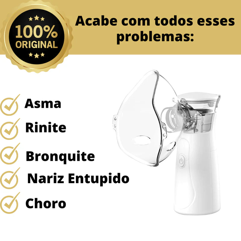 Inalador Portátil e Ultra Silencioso Para Adultos e Crianças - ONFIT™